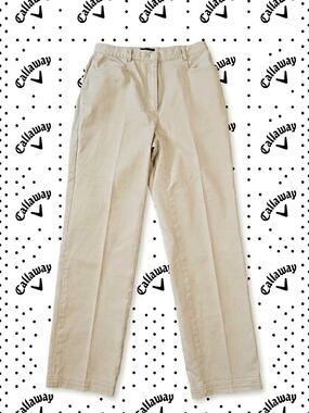 ​Callaway Golf Women’s Stretch Cotton Performance Pants - Khaki Beige